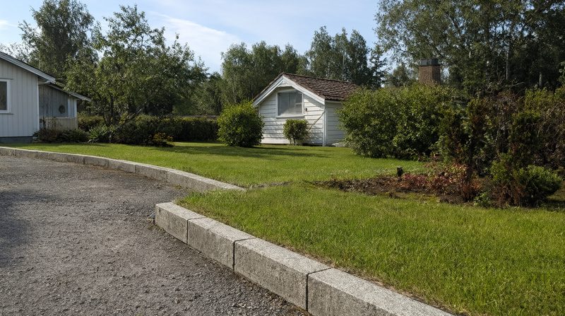 Natursten i trädgården